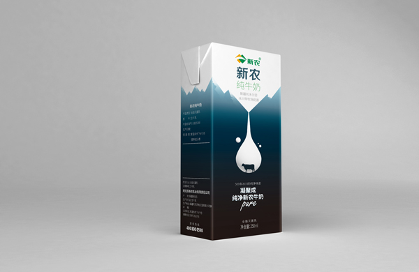 新农牛奶包装